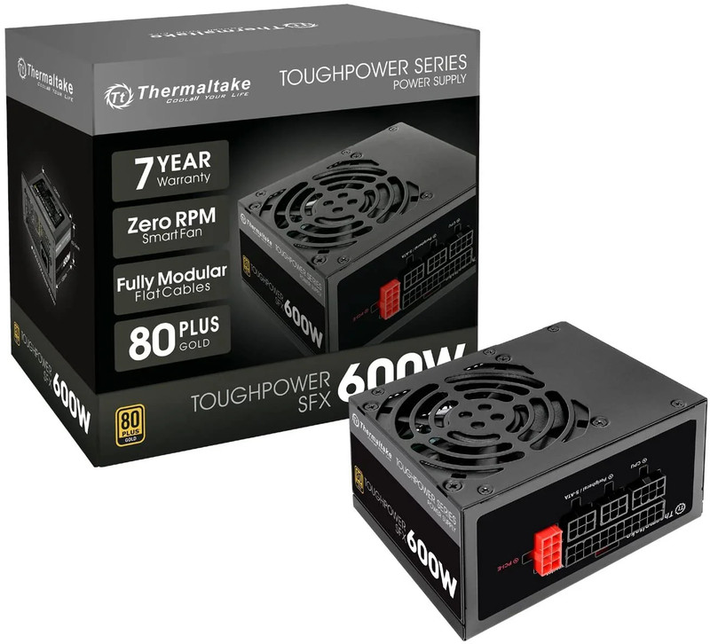 Thermaltake Toughpower SFX 600W 80+ Gold Fully Modular SFX - مزود الطاقة
